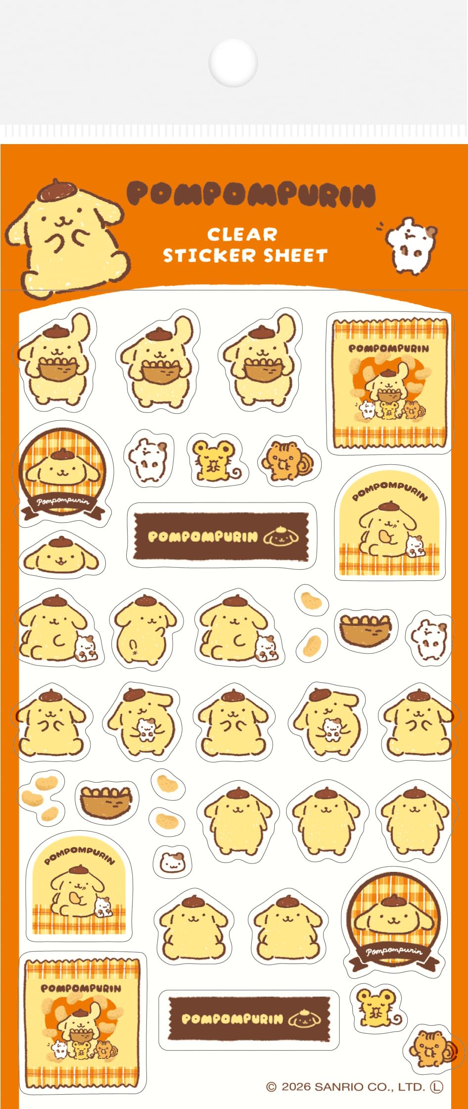 Amazon.co.jp: 古川紙工 サンリオキャラクターズ シール 透明シール